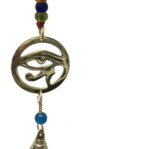Horus eye wind chime